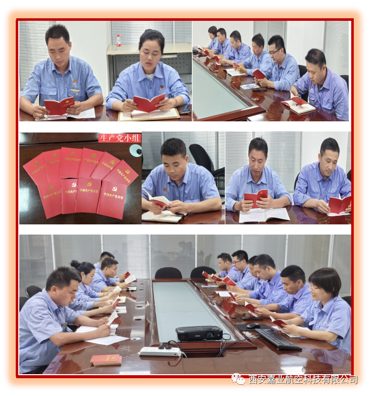 學(xué)習(xí)貫徹二十大精神||學(xué)黨章 強黨性 履好職 盡好責(zé)----嘉業(yè)航空黨支部組織開展主題黨日活動
